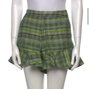 Cinq a Sept Ruffle Tweed Short